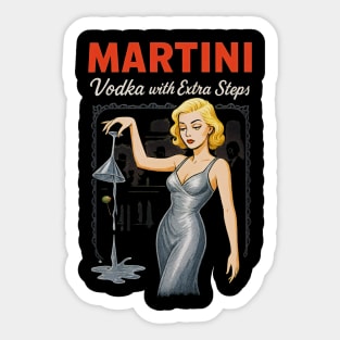 Martini cocktail Sticker